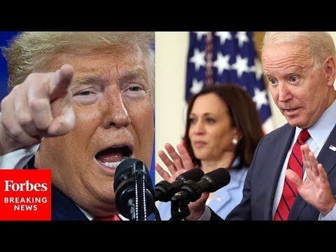 Former President Trump Accused Biden Of Allowing Migrants In Without Any Screening