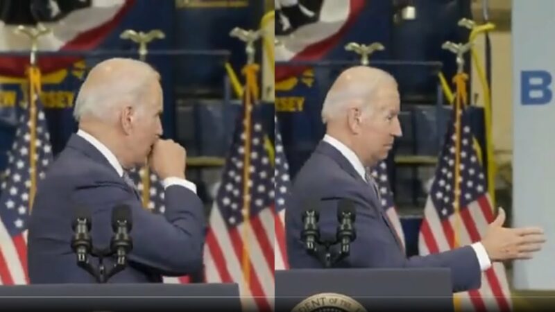 Biden Seen Coughing In His Hand But What He Does Next Is Disgusting
