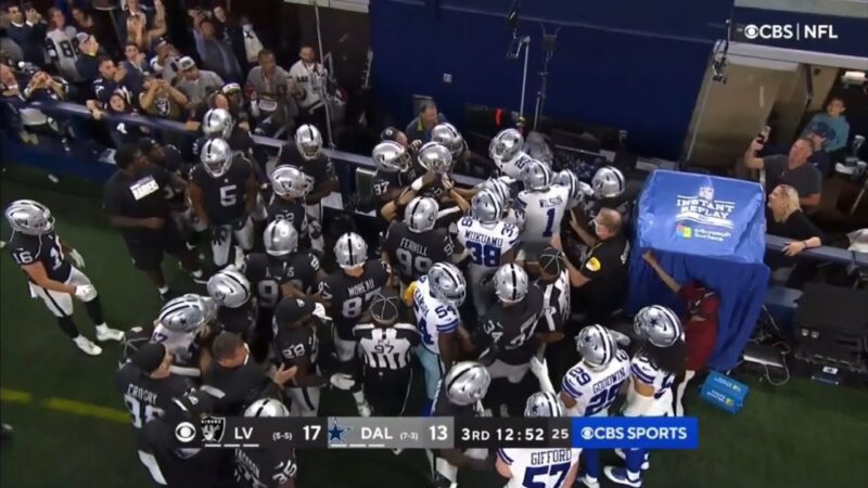 Cowboy’s Fans Retaliate Against Raiders In Thanksgiving Brawl