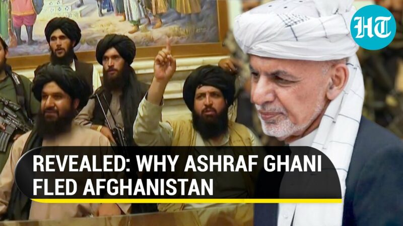 Former Afghan President Says He Had No Choice Except To Flee Kabul