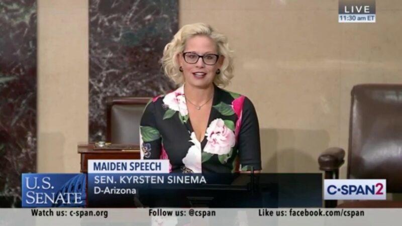 Sinema Delivers Fiery Floor Speech Vowing Not To Give In On Filibuster