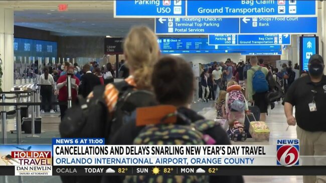 Airport Nightmare As 2,600 New Year’s Flights Cancelled