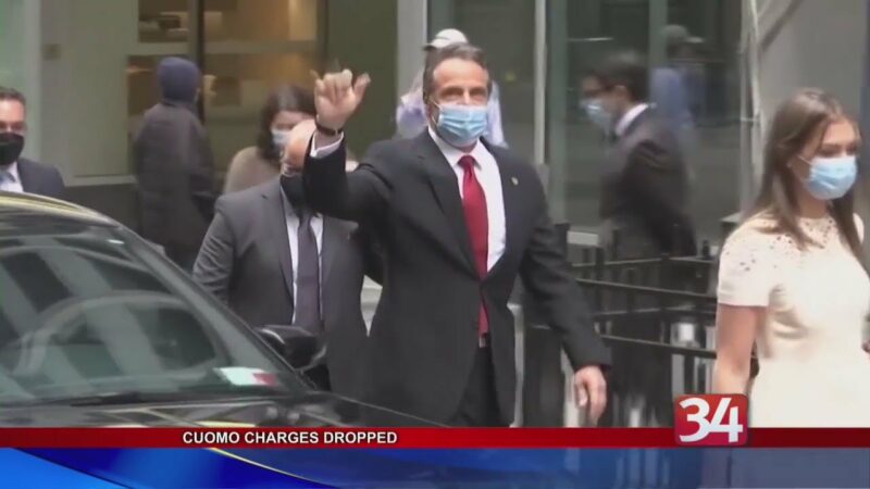 Charges Dropped Against Disgraced Former NY Gov Andrew Cuomo