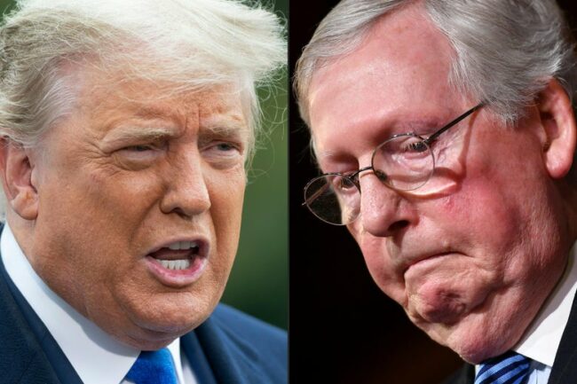 Trump Slams McConnell “He Does Not Speak For The Republican Party”