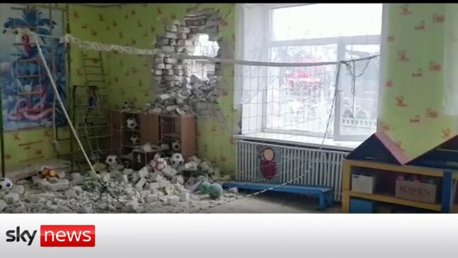 Kindergarten Shelled By Russian-Backed Separatist