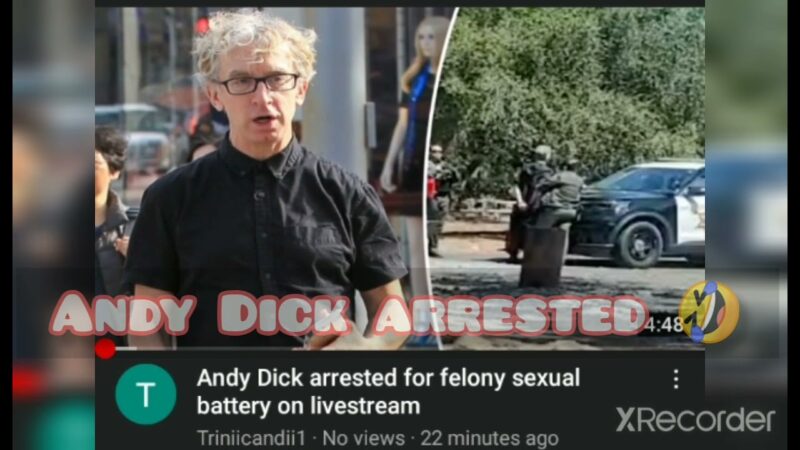 Andy Dick’s Felony Arrest Caught On Livestream