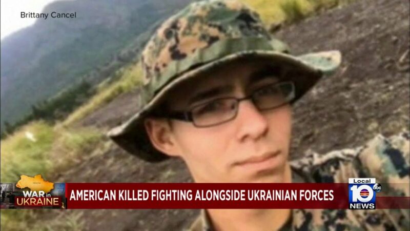 U.S. Marine Dies Fighting For Ukraine, Leaves Behind Wife And Baby Boy
