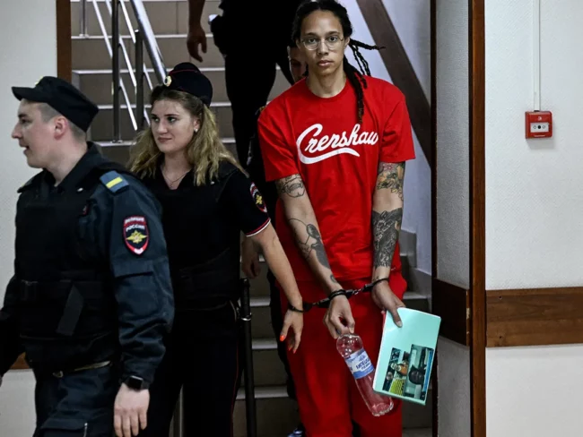 Brittney Griner Grips Wife’s Photo As She Pleads Guilty In Russian Court
