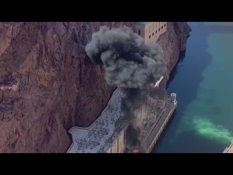 Hoover Dam Explosion, Fire Caught On Video