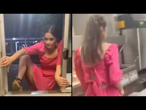 Woman Climbs Through McDonald’s Window To Get Her Burger Fix