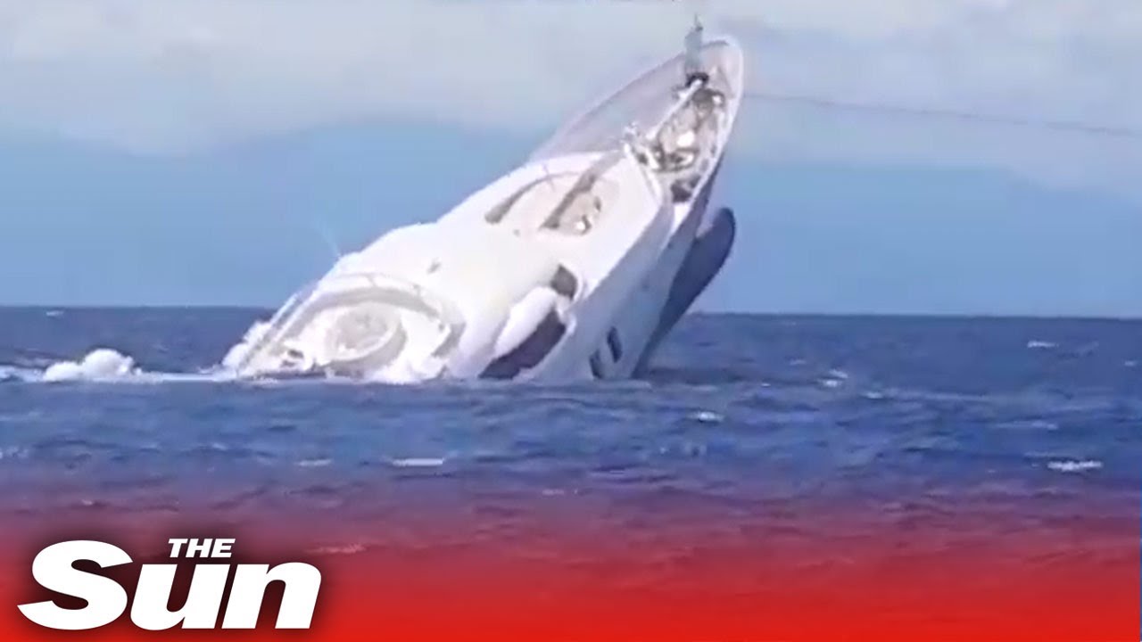 yacht sinking mediterranean