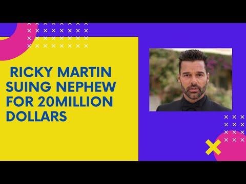 Ricky Martin Sues “Maladjusted” Nephew For $20 Million