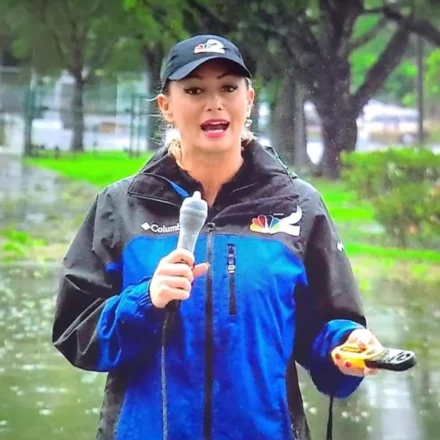 Reporter Promotes Condom Use — “It Helps Protect Your Gear”