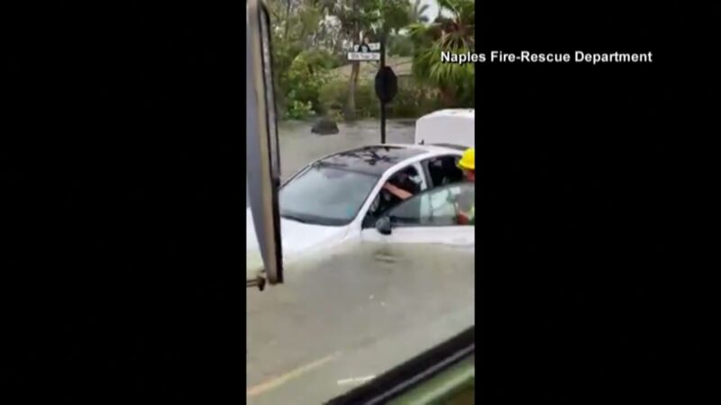 Florida Woman Rescued From Submerged Car After Hurricane Ian