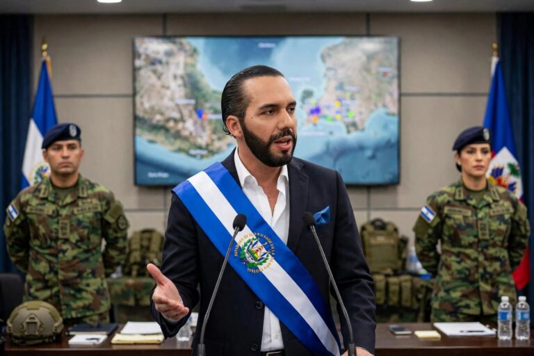 Nayib Bukele announces a Salvadoran rescue mission in Haiti