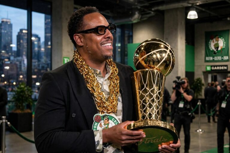 Paul Pierce, former Boston Celtics star and Basketball Hall of Famer